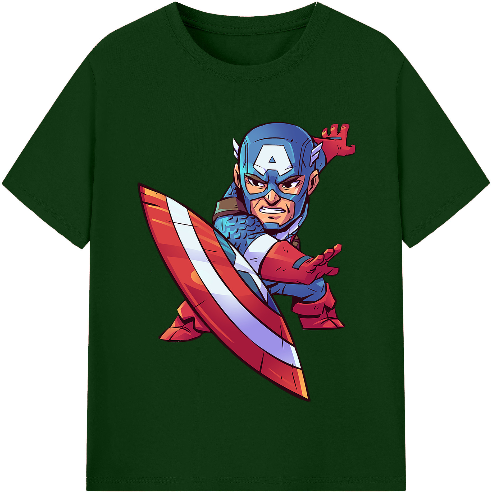（画像用） アベンジャーズ The Avengers 綿100％半袖Tシャツ（フロントプリント）